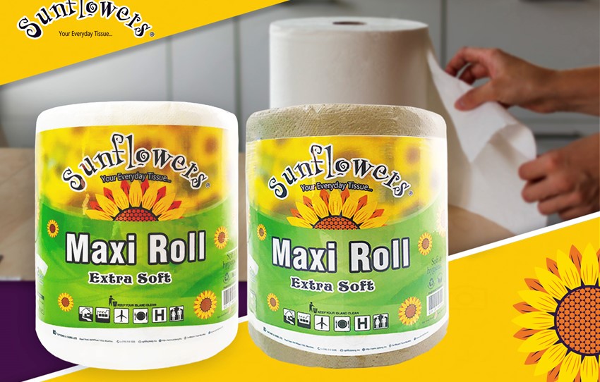 Sunflowers Maxi Roll